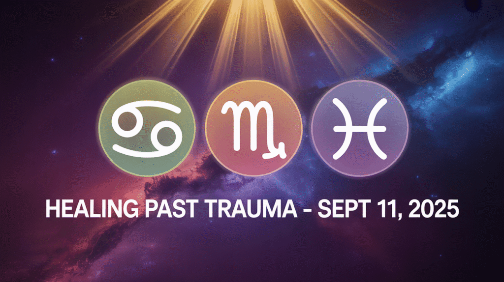3 Zodiac Signs Who’ll Heal Past Trauma on September 11, 2025