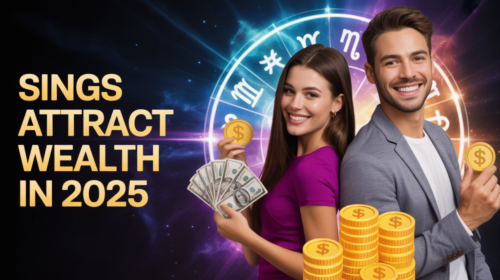 Zodiac Signs Who Attract Wealth Easily in 2025