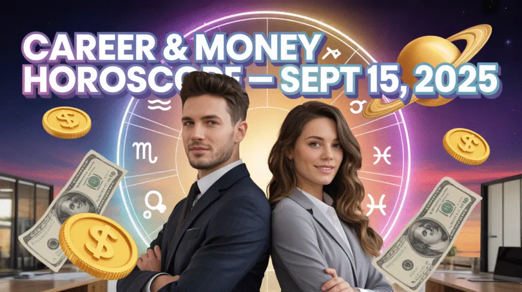 Career & Money Horoscope – September 15, 2025