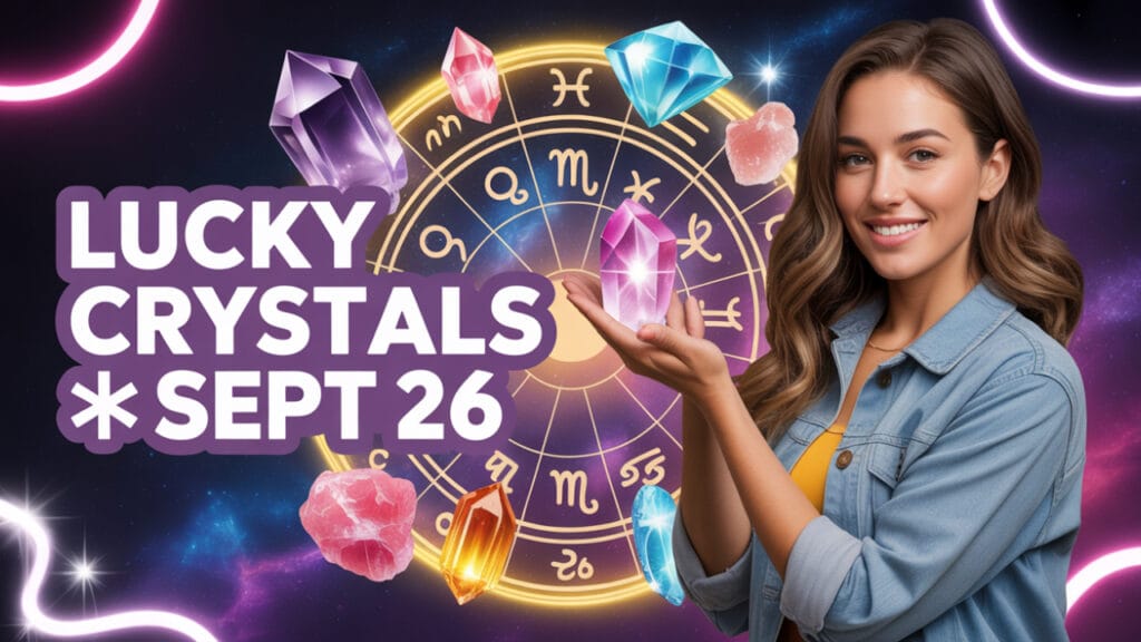 Lucky Crystals & Charms for Sept 26, 2025: Boost Your Zodiac Energy