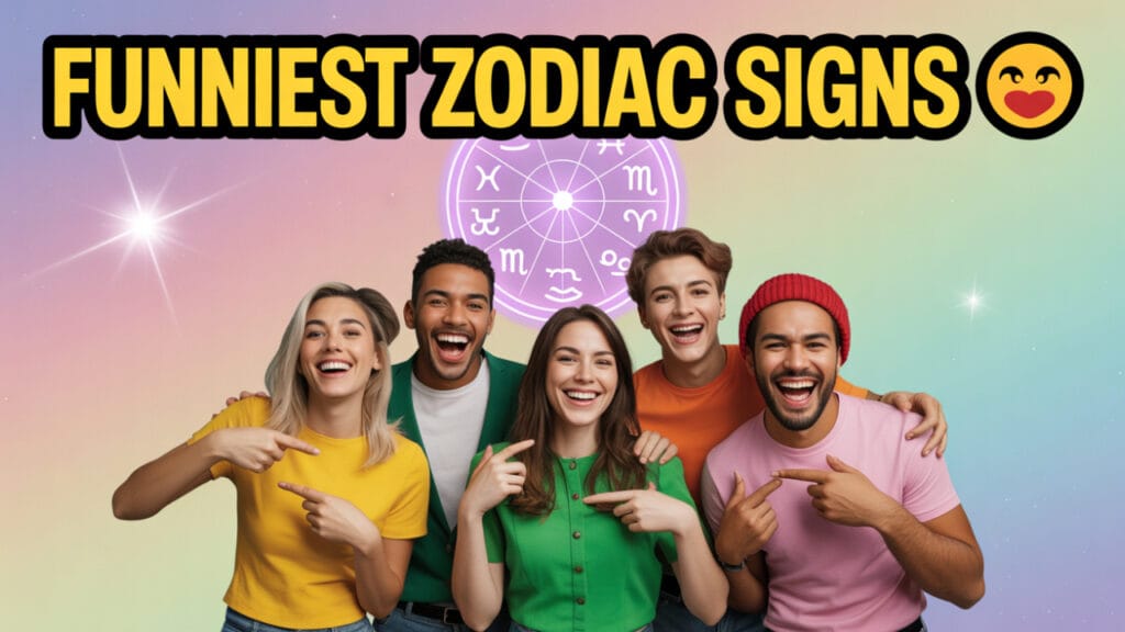 Top 5 Funniest Zodiac Signs in 2025