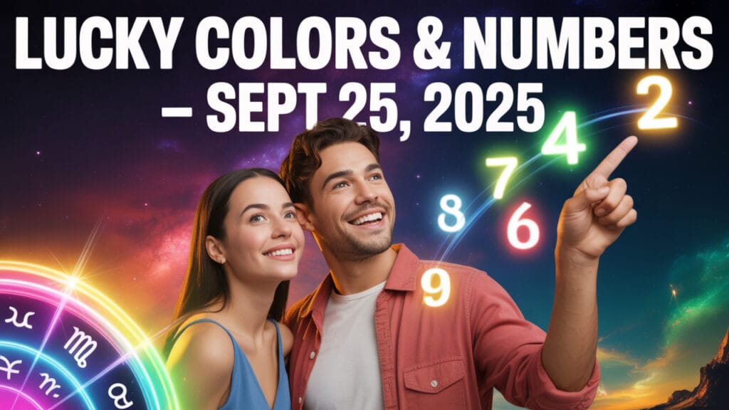 Lucky Day Colors & Numbers – Sept 25, 2025