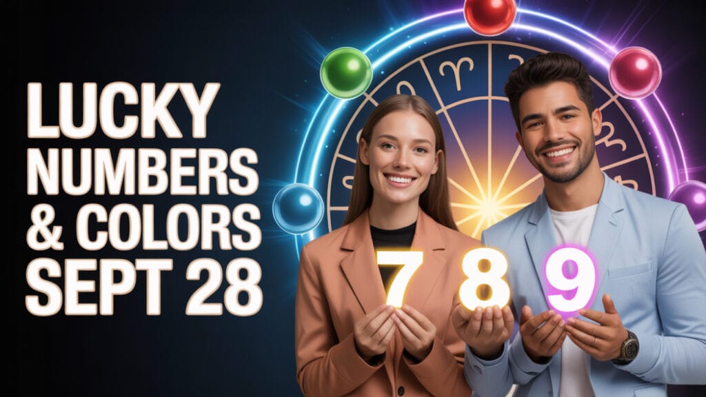 Lucky Numbers & Colors for Success – Sept 28, 2025