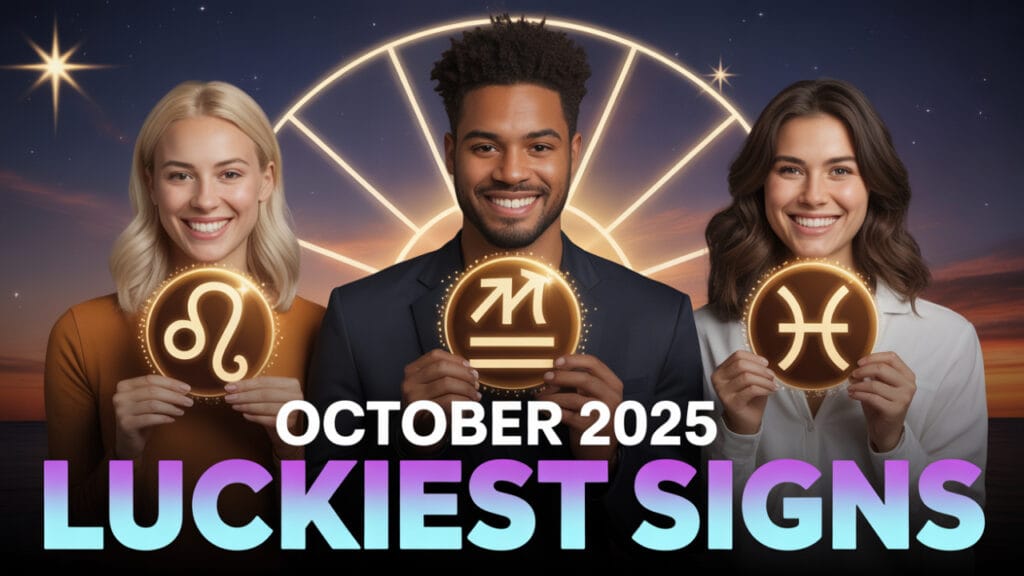 3 Zodiac Signs That Will Be Lucky in October 2025
