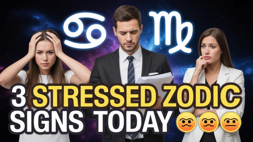 3 Zodiac Signs That May Feel Stressed Today