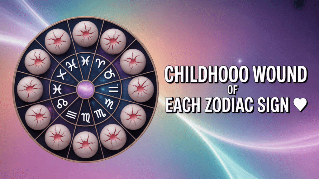 Childhood Wound Each Zodiac Sign Carries