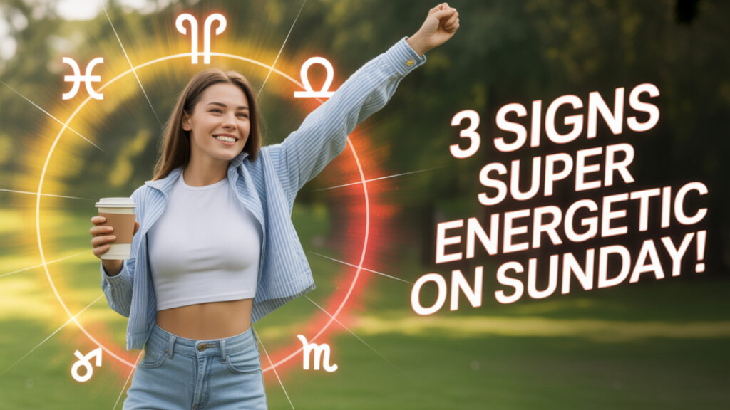 3 Signs Feeling Extra Energetic on Sunday?