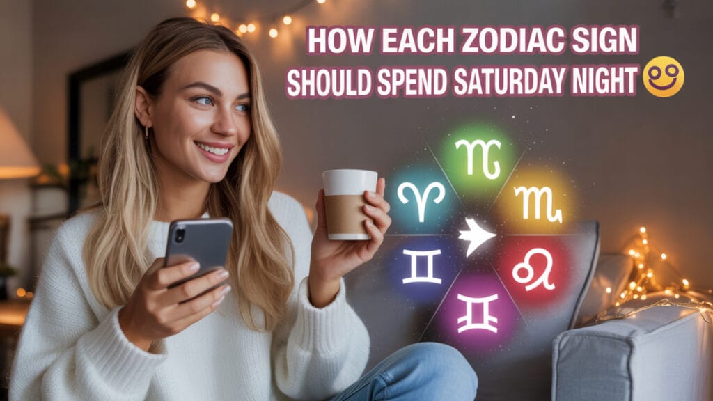 How Each Sign Should Spend Saturday Night