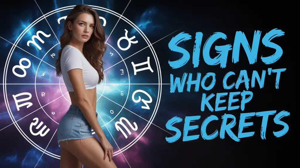 Signs Who Can’t Keep Secrets