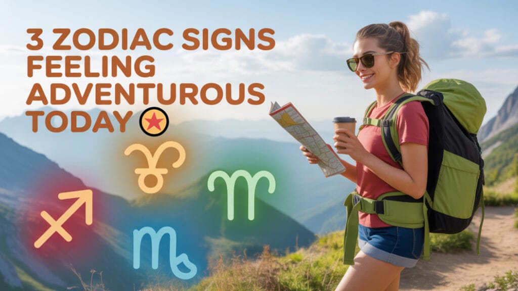 3 Zodiac Signs That Feel Adventurous Today