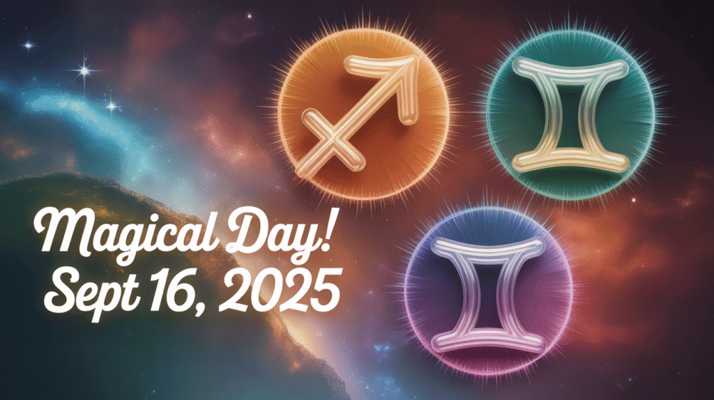 3 Zodiac Signs Who Will Have a Magical Day on Sept 16, 2025