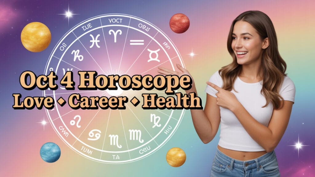Today’s Horoscope for All Signs – Oct 4, 2025