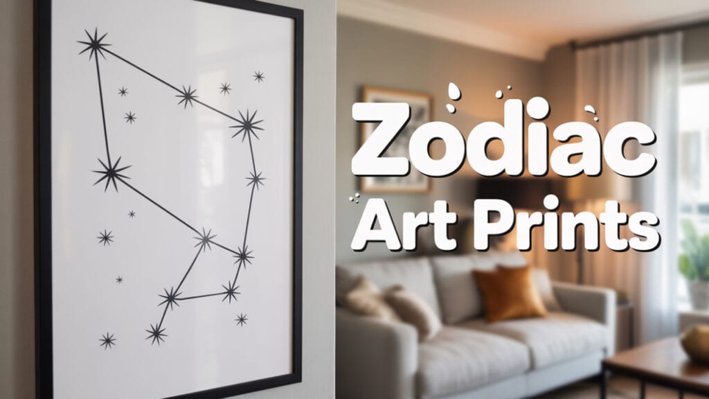 Minimalist Zodiac Constellation Prints