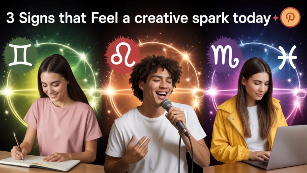 3 Zodiac Signs That Will Feel a Creative Spark Today
