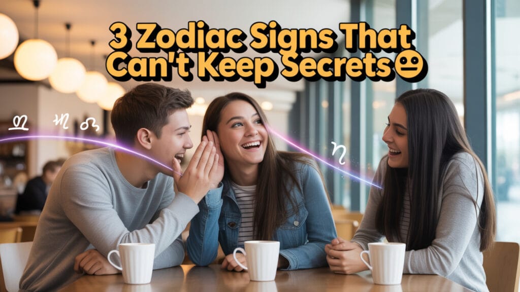 3 Zodiac Signs That Can’t Keep Secrets
