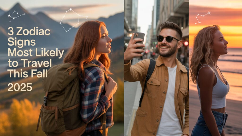 3 Zodiac Signs Destined To Travel This Fall 2025